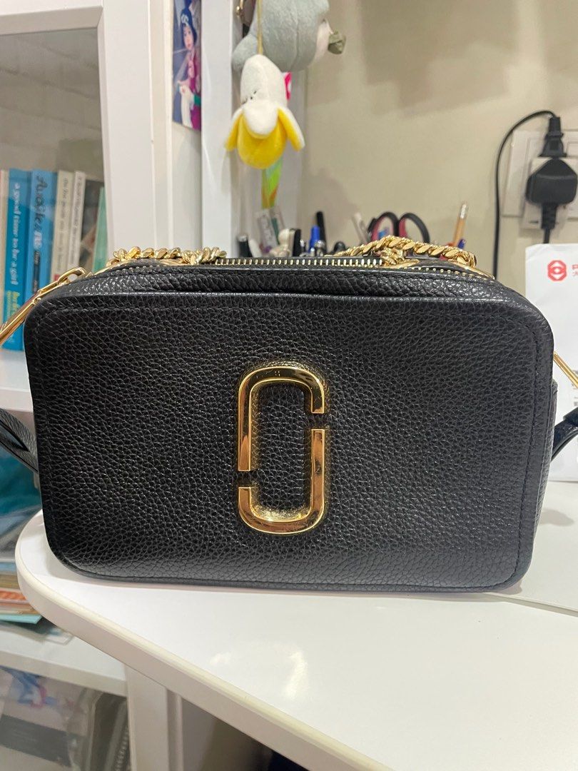 MARC JACOBS SNAPSHOT DTM BLACK, Women's Fashion, Bags & Wallets, Cross-body  Bags on Carousell