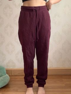 Maroon Jogger Pants H&M