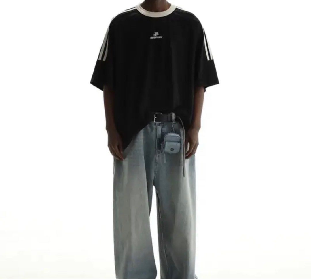 mason prince double stripe tee