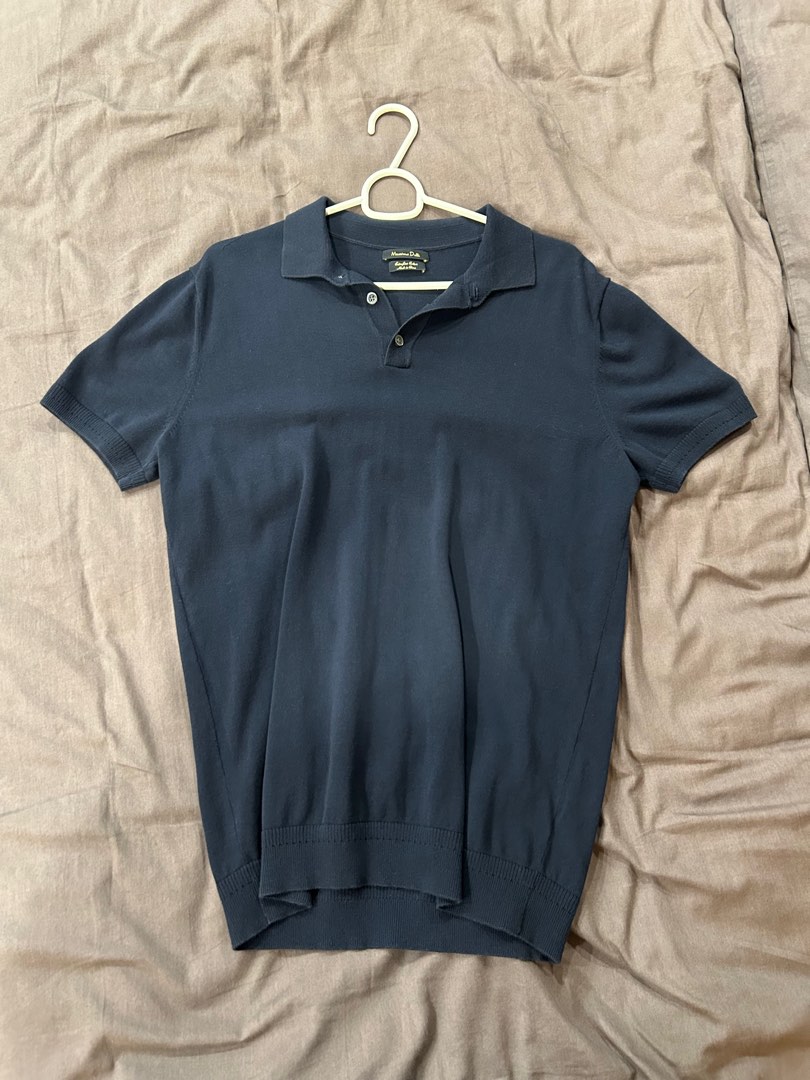 Men's Massimo Italian Short Sleeve Polo in Navy
