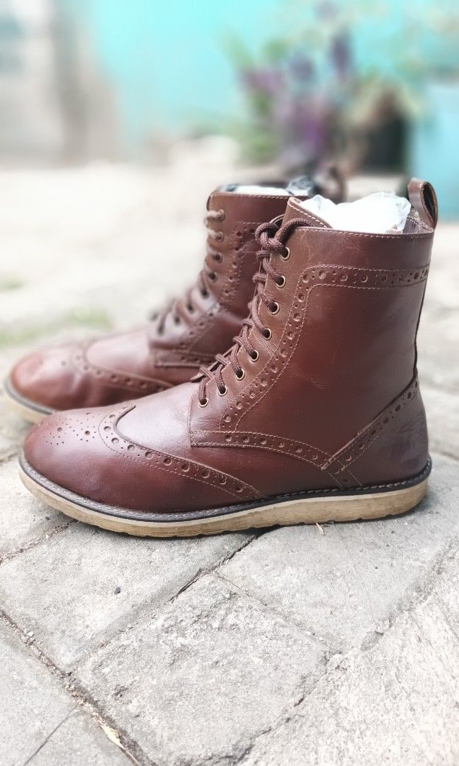 Matalan brogue boots top