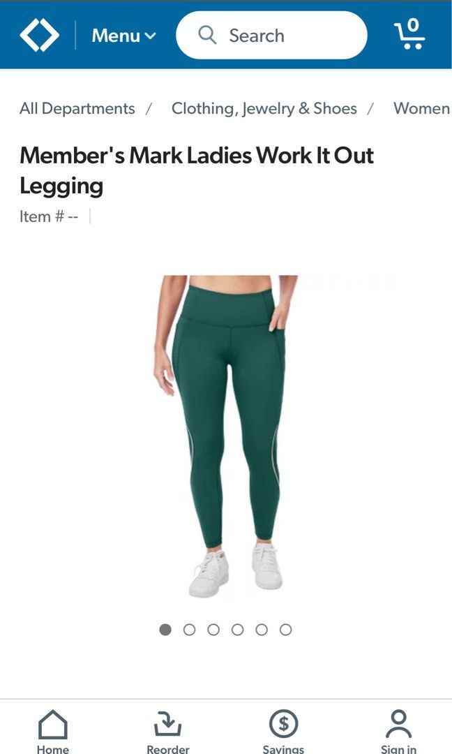 Member's Mark Work It Out Leggings, Women's Fashion, Activewear on Carousell