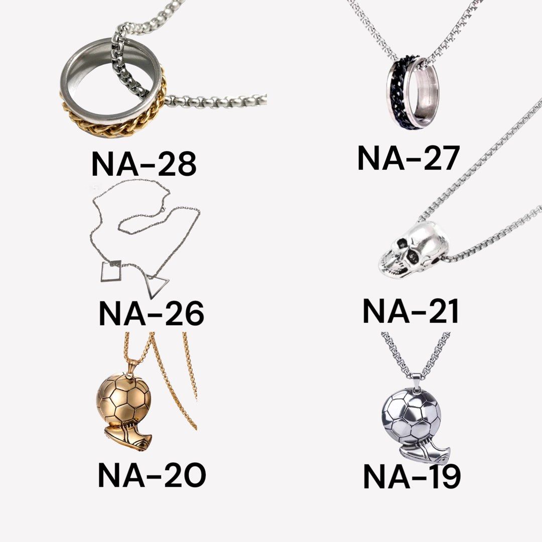Mens discount chain set