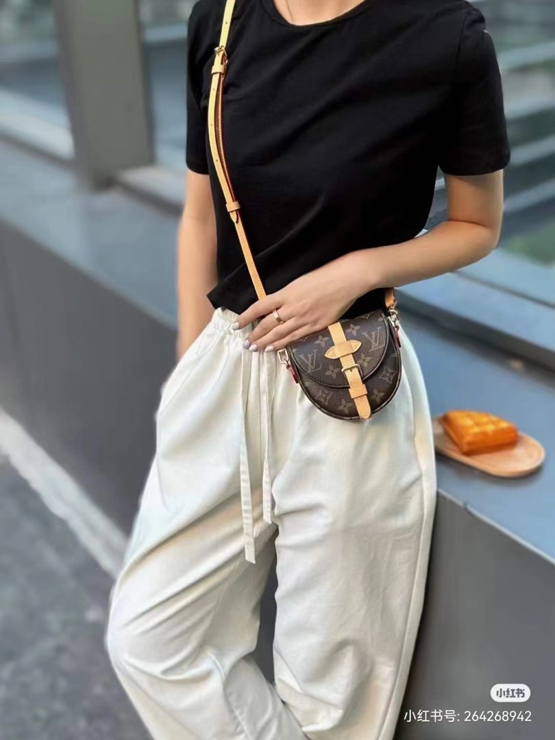 Micro chantilly crossbody bag, Luxury, Bags & Wallets on Carousell