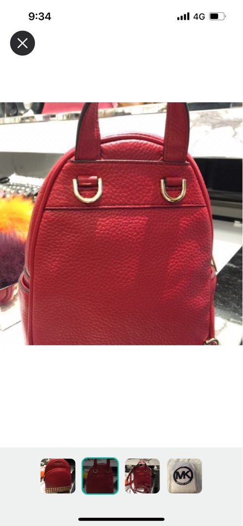 Red mk backpack on sale