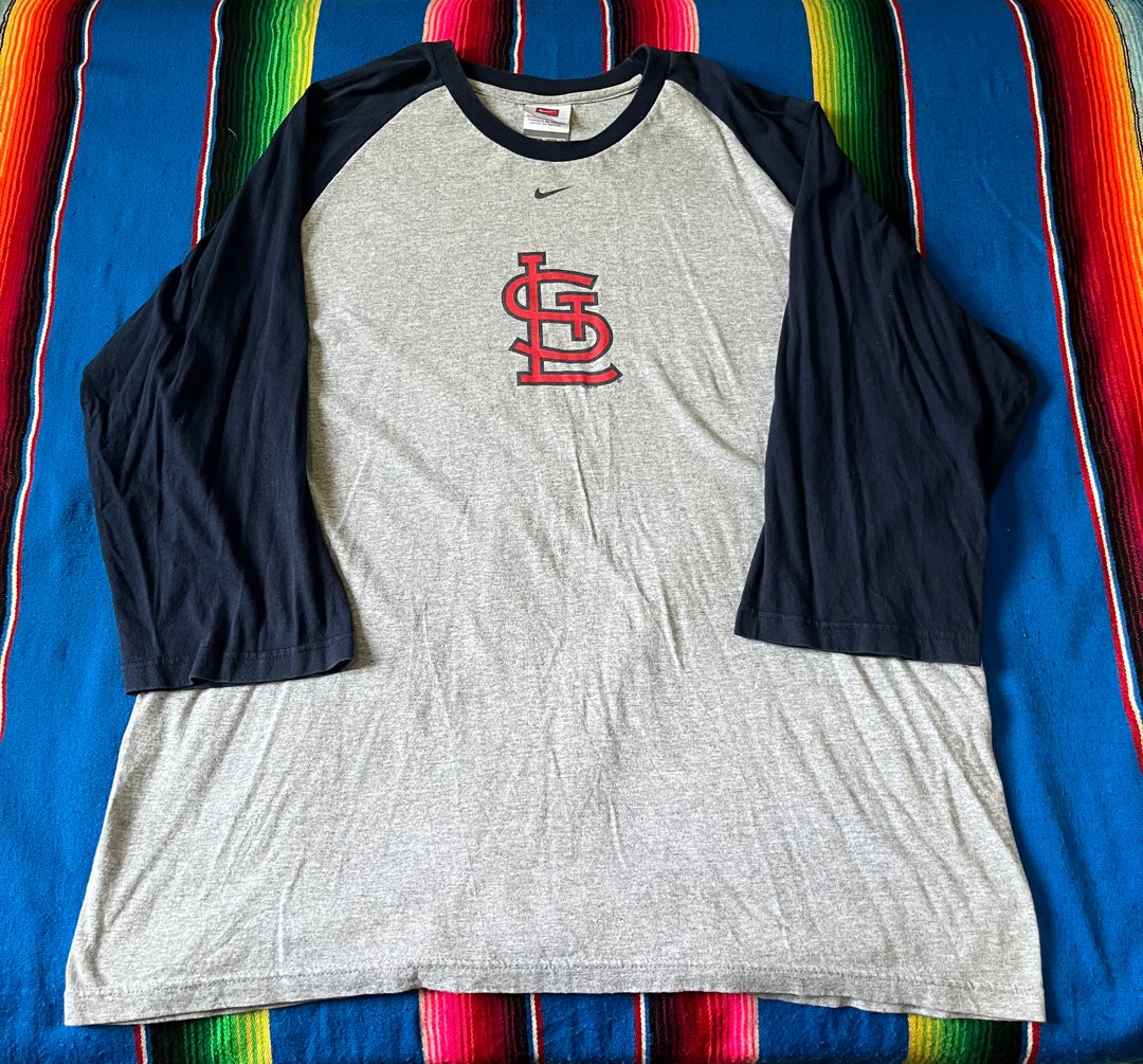Men's St. Louis Cardinals Nike Navy MLB The Lou Local Phrase T-Shirt