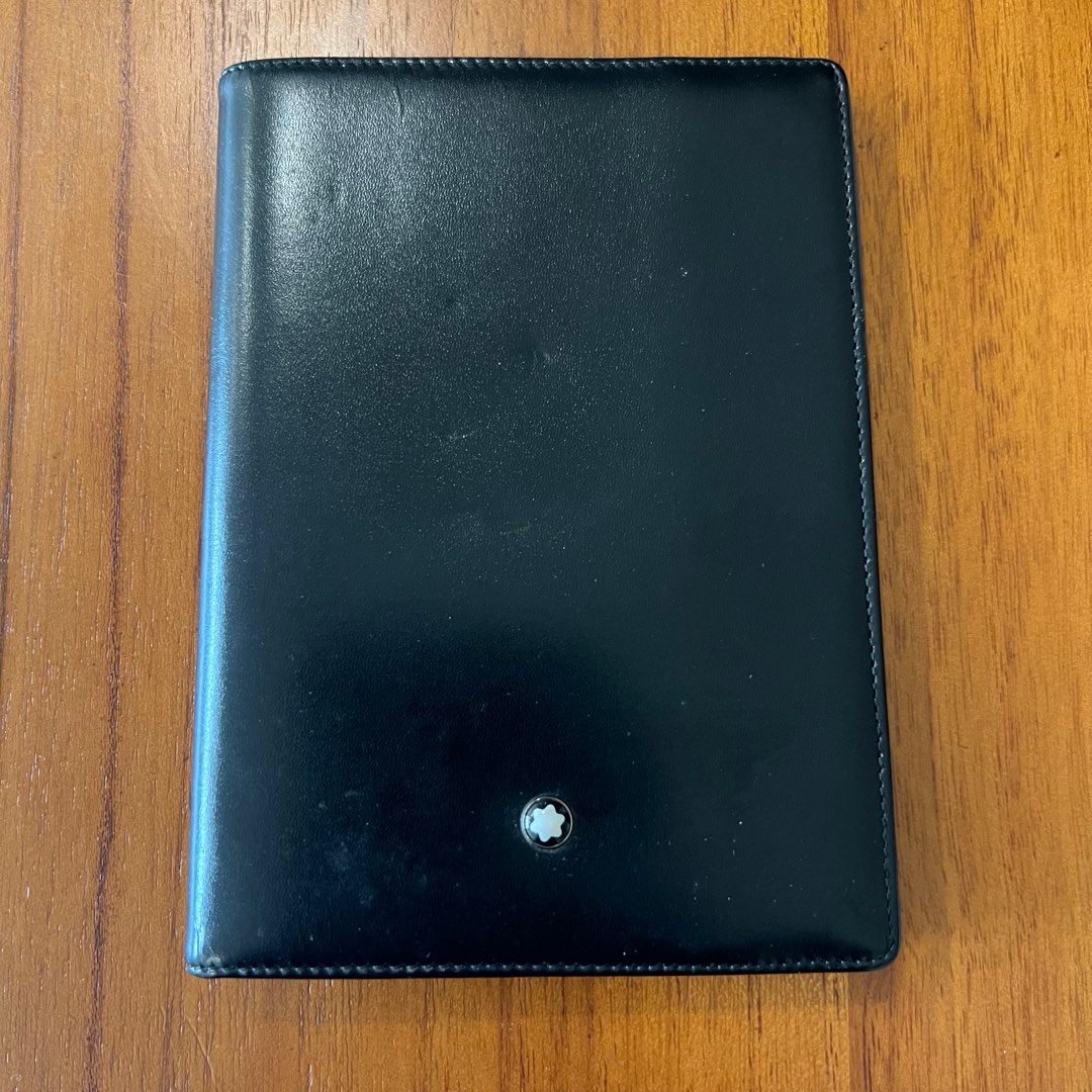 Montblanc Passport Holder Black, Luxury, Bags & Wallets on Carousell