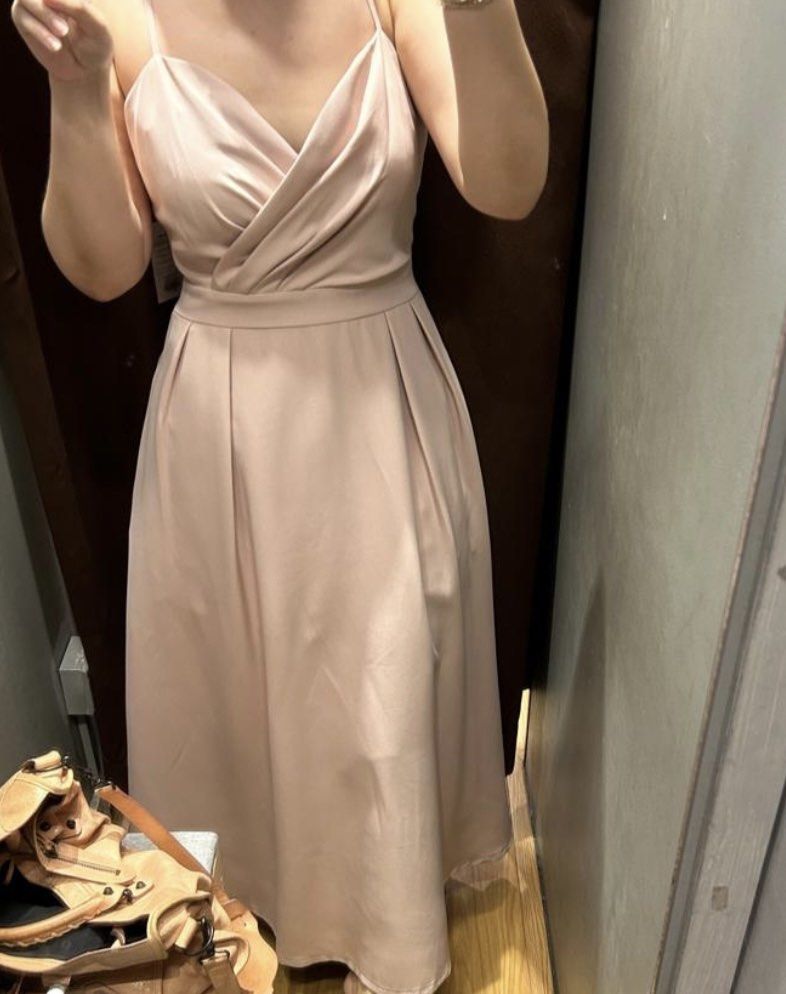 Muted hotsell pink dress