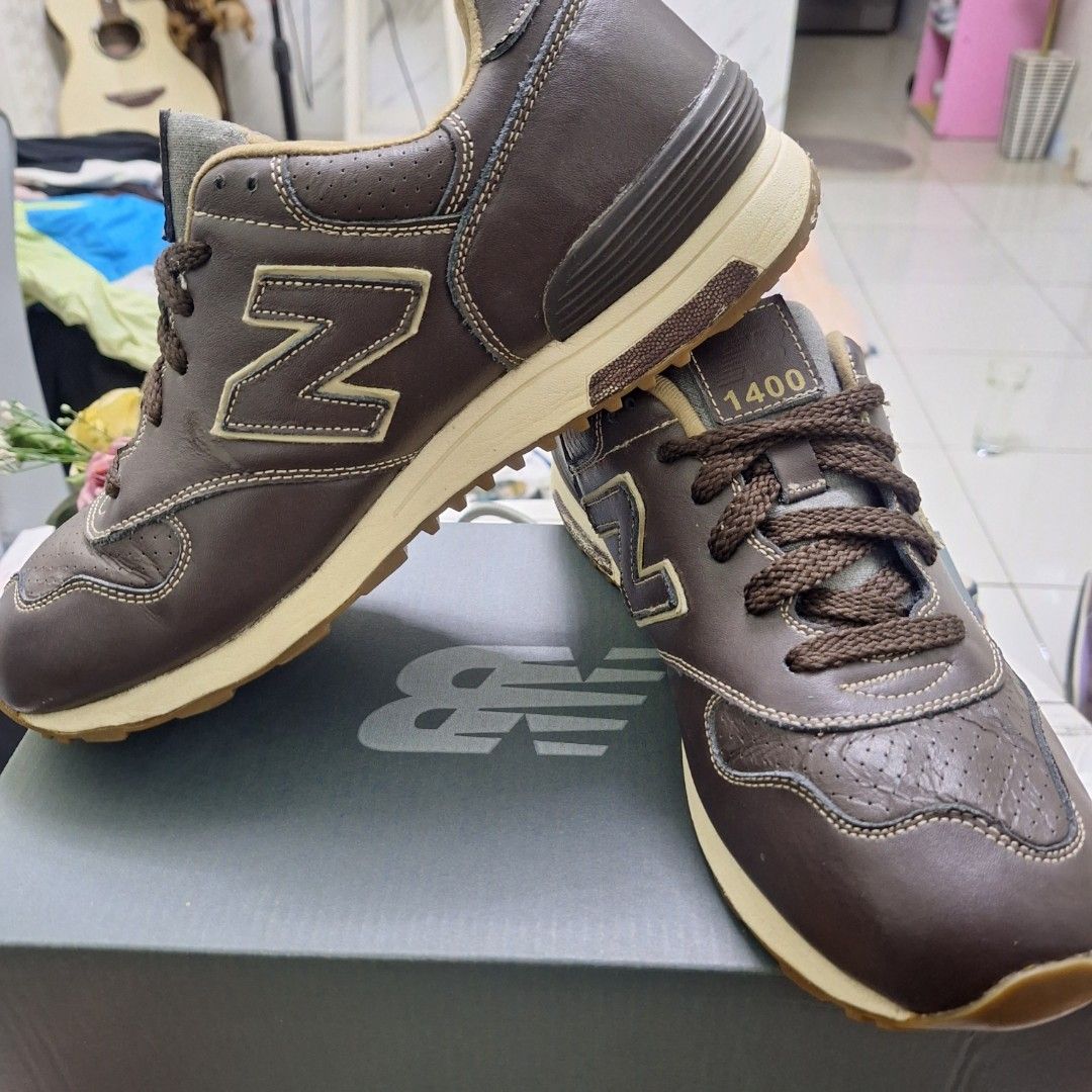 New Balance 1400 Full leather brown sz 44