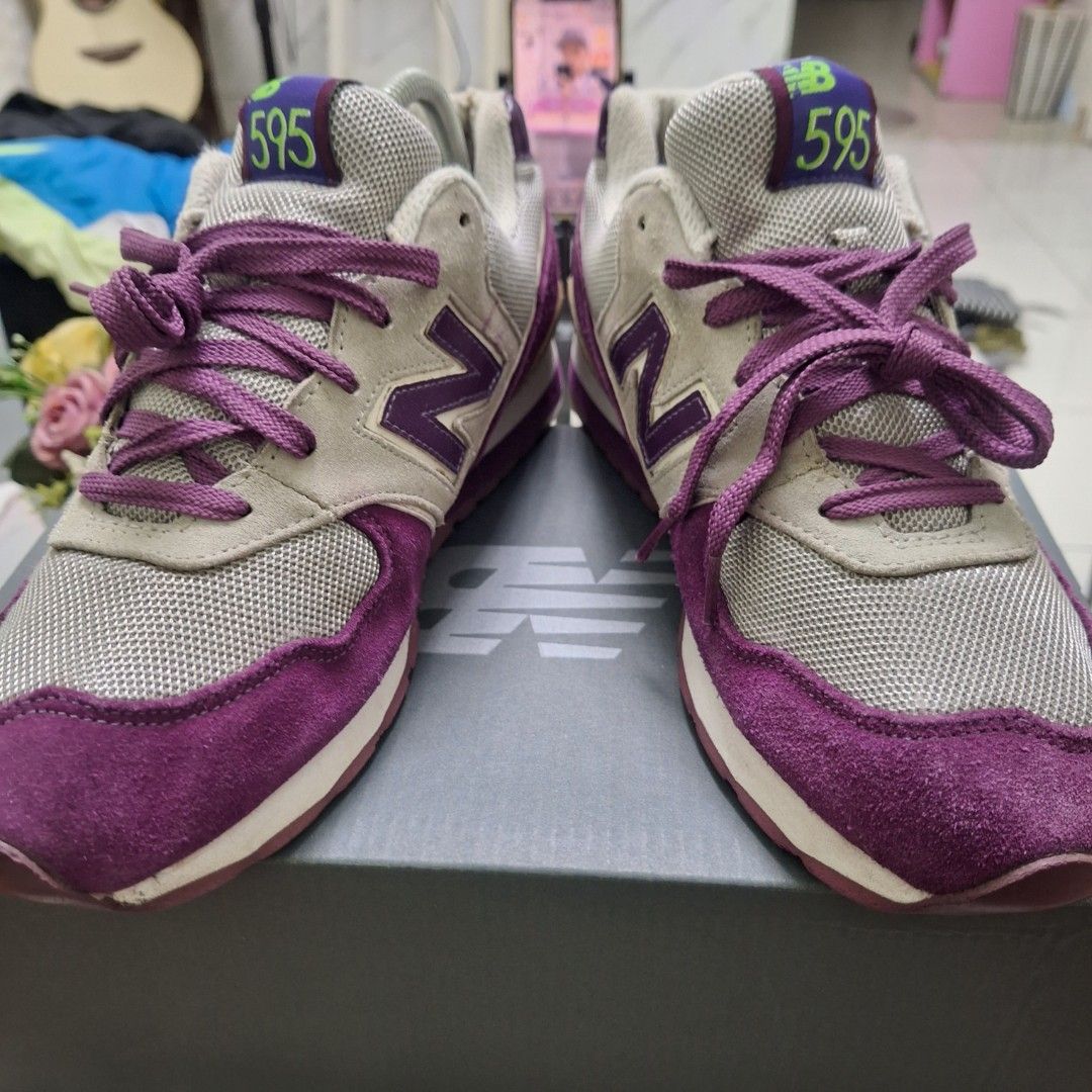 New Balance 595 Classic sz 42, Fesyen Pria, Sepatu , Sneakers di Carousell