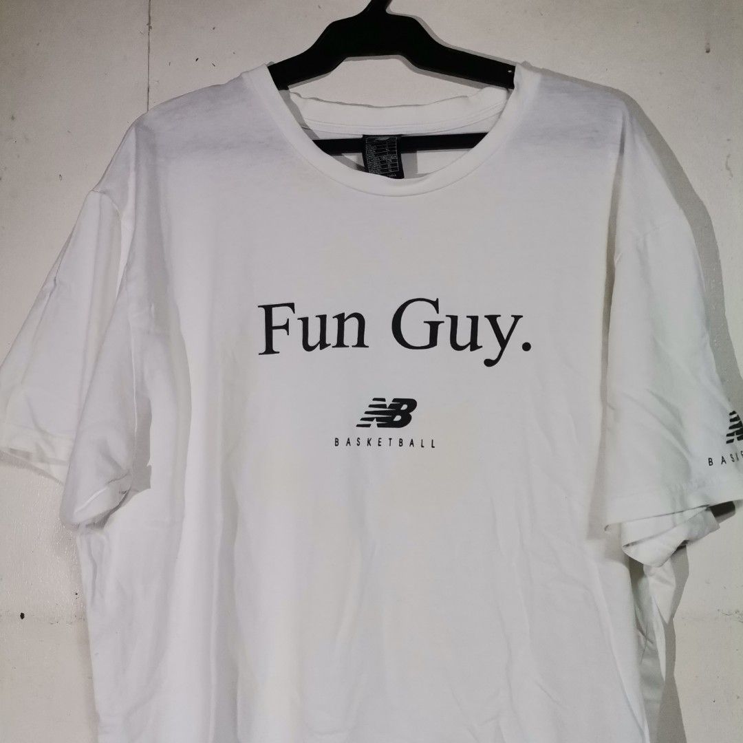 Fun guy new balance top shirt