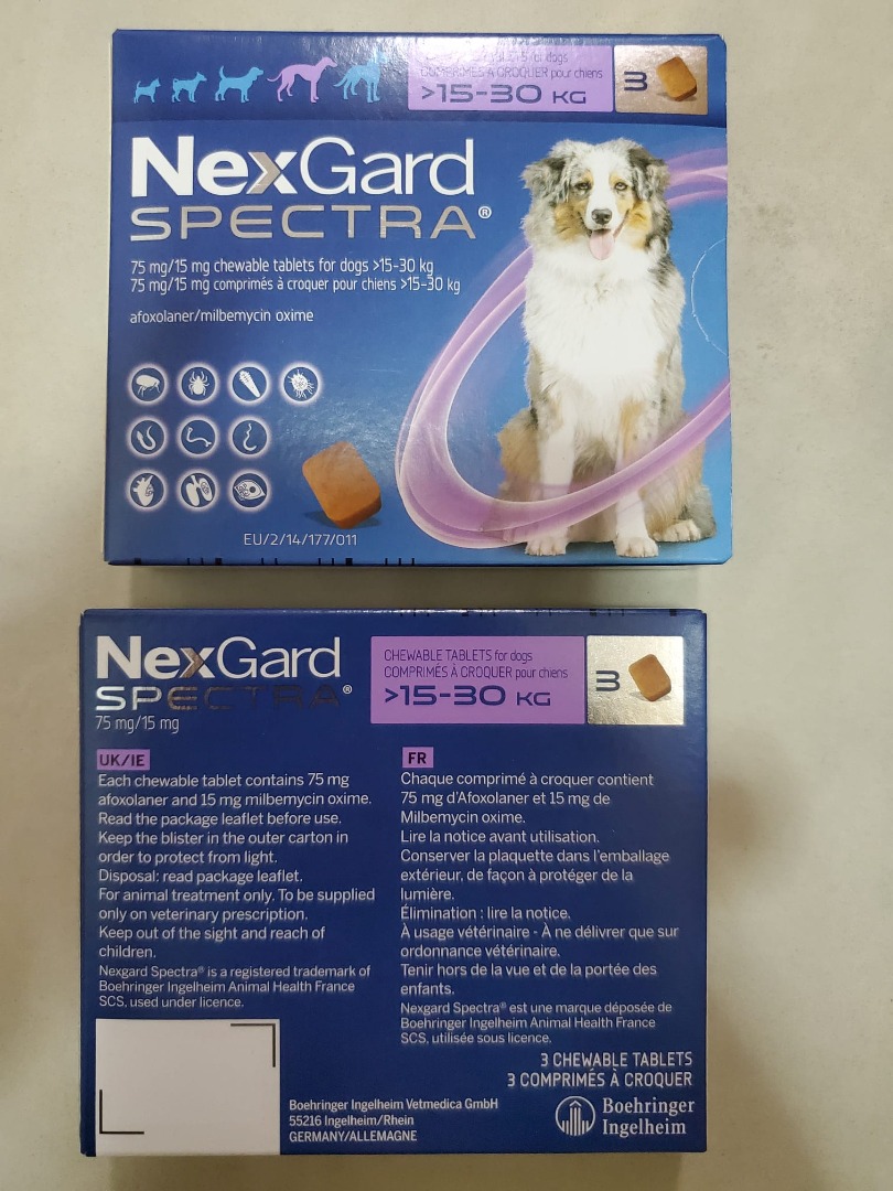 Nexgard sale spectra leaflet