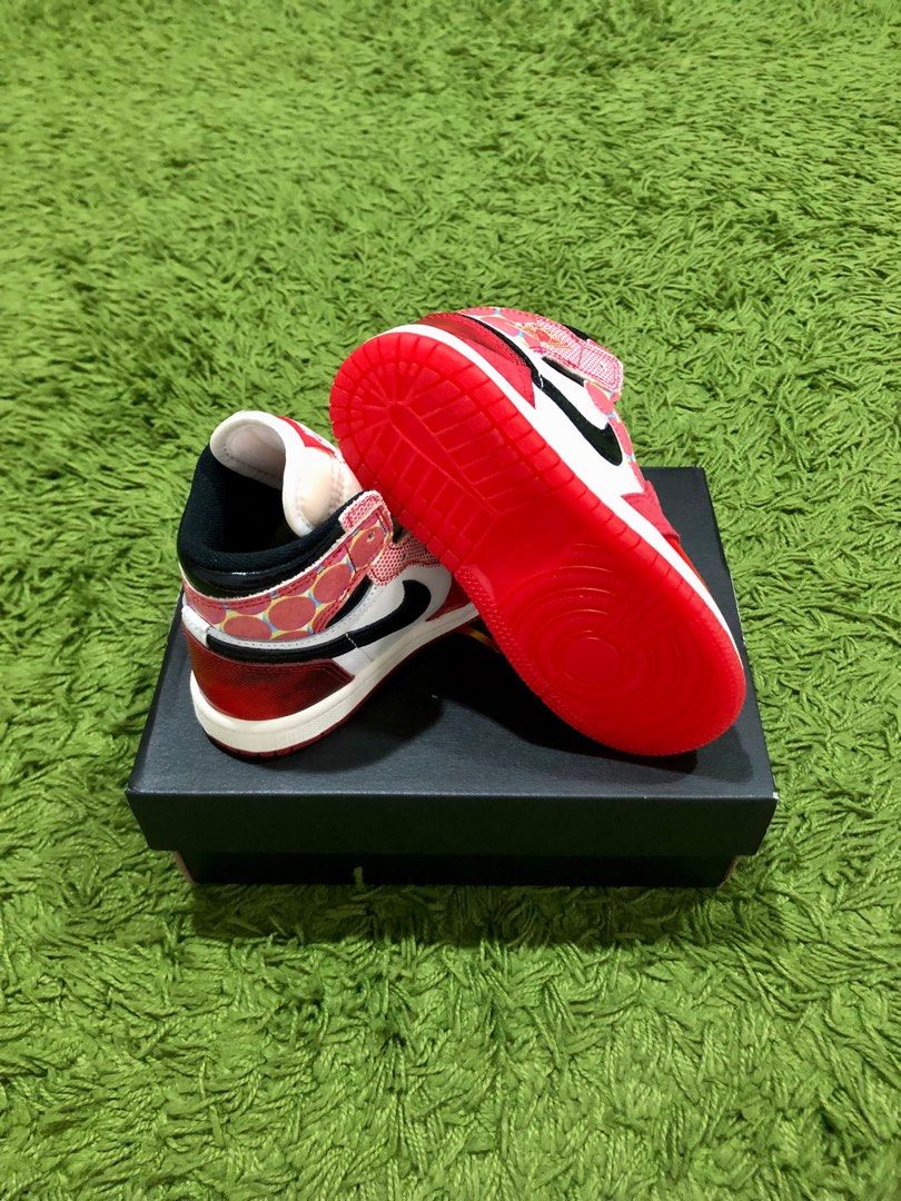 Air jordan 1 top toddler spider man