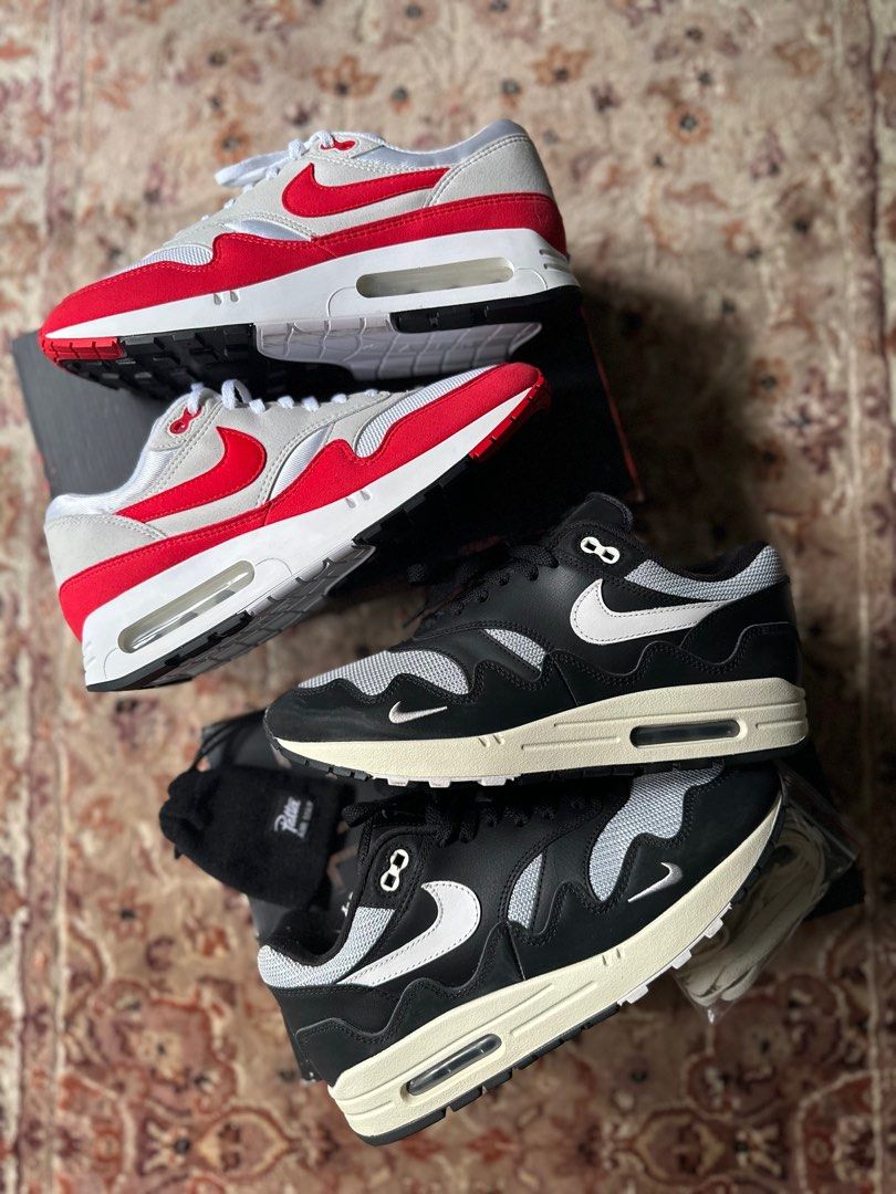 Air max 1 mini swoosh bred online