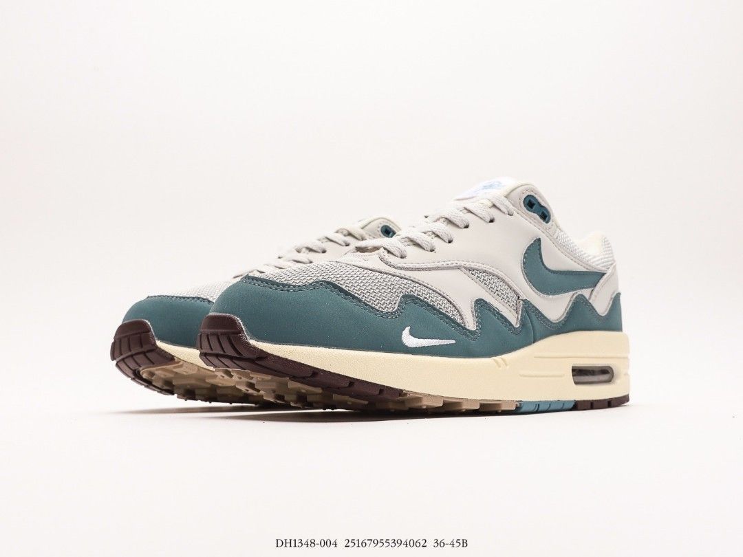 Nike Air Max 1 Patta Waves Noise Aqua shoes US5.5 US 11 Men s Fashion Footwear Sneakers on Carousell