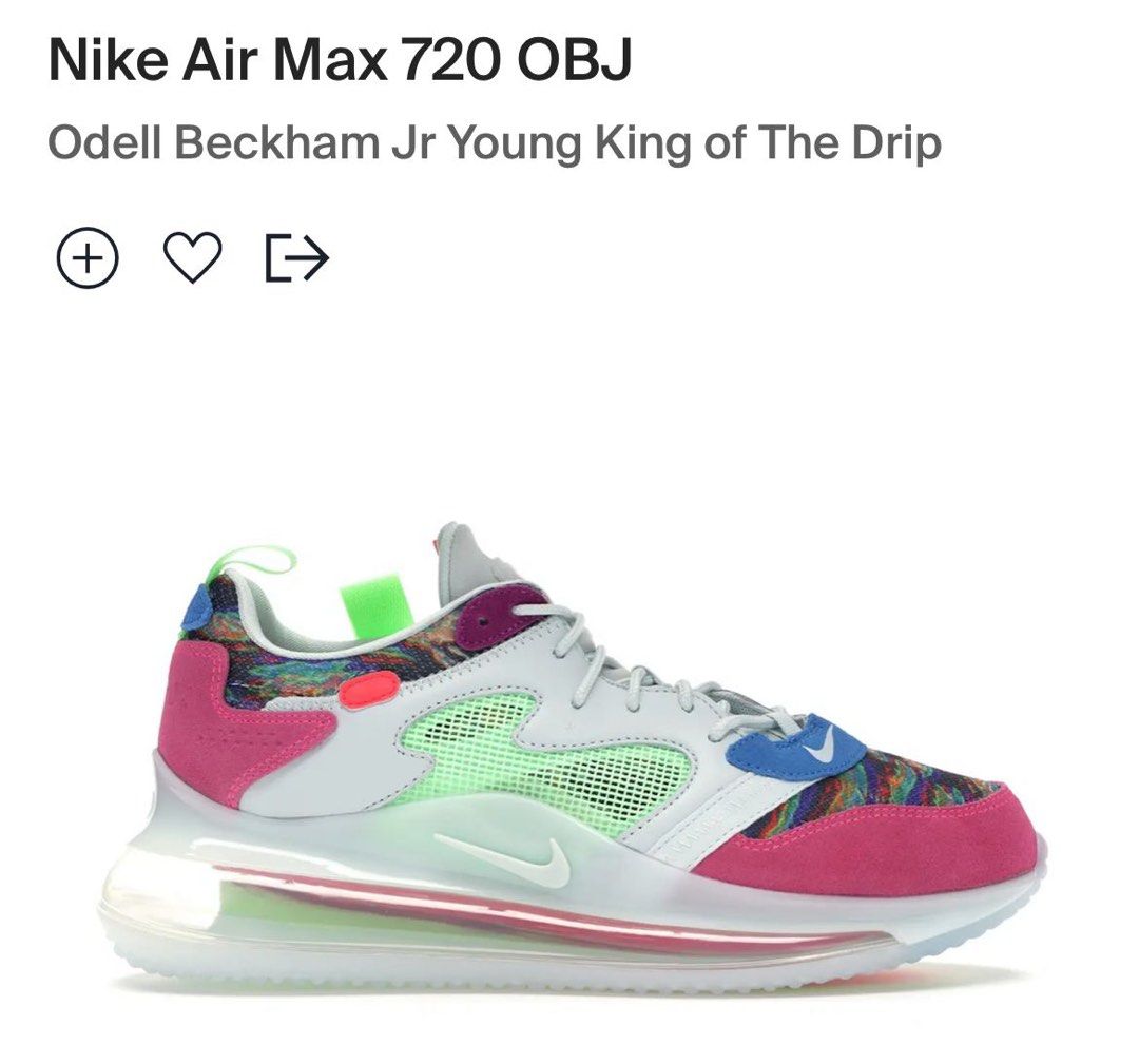 Nike Air Max 720 OBJ Odell Beckham Jr Young King of the Drip Size