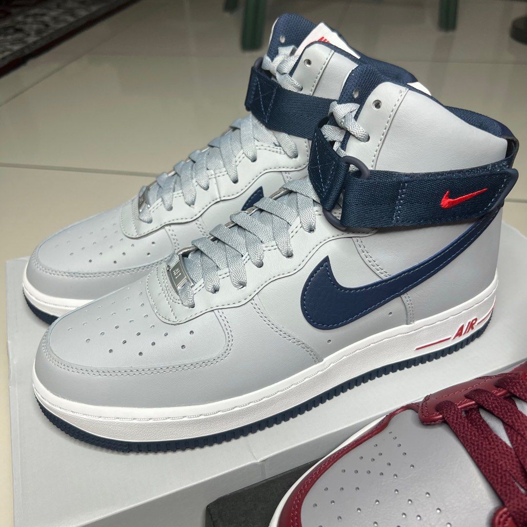 Nike air force 1 mid bordeaux deals