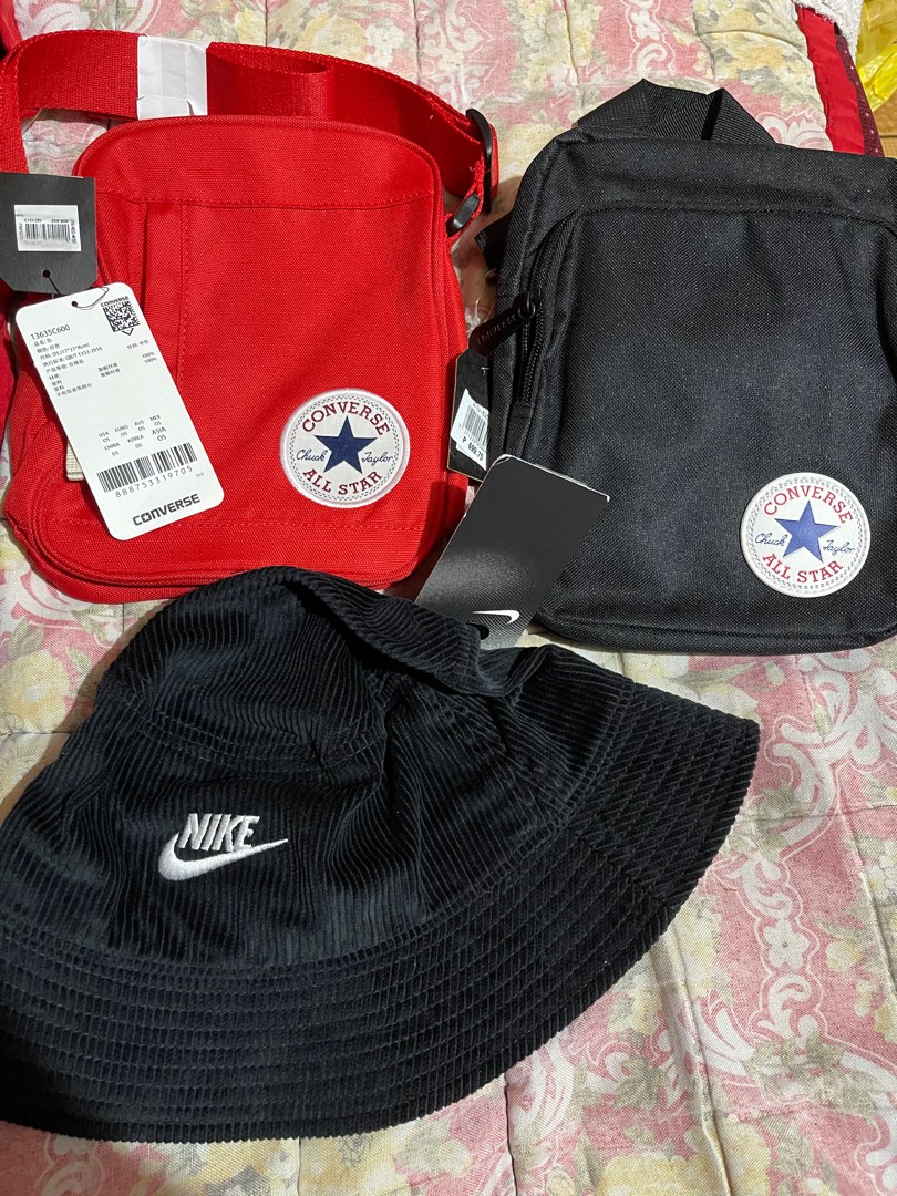 Nike cords and coverse sling bag, Men's Fashion, Watches & Accessories ...