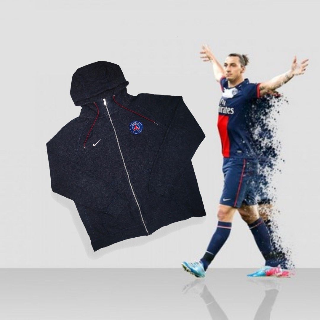 Nike x Paris Saint Germain Zip Up Hoodie Men s Fashion Coats