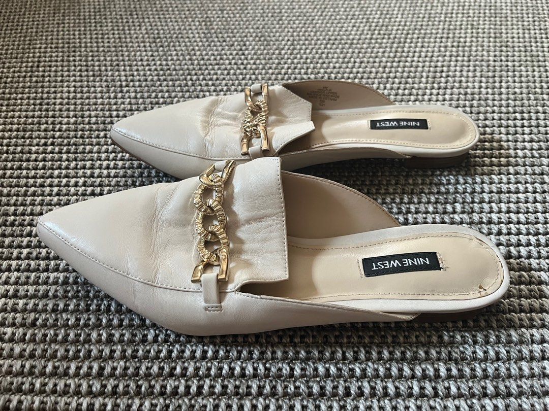 Nine West Leather Mules