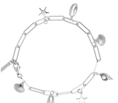 Olivia burton cheap silver bracelet