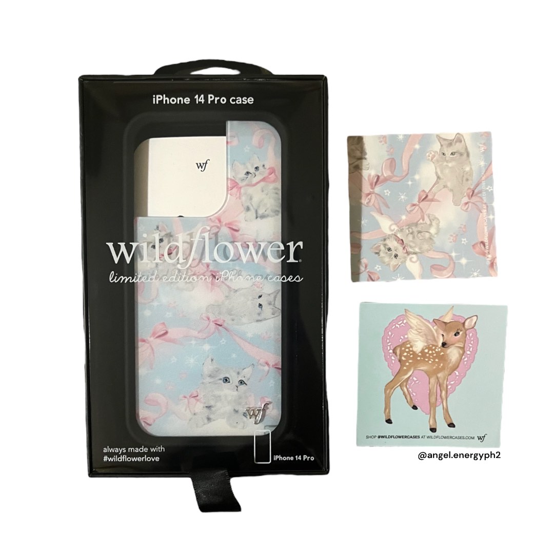 ‼️ONHAND‼️ Wildflower Cases Kitten Around for 14 pro, Mobile Phones