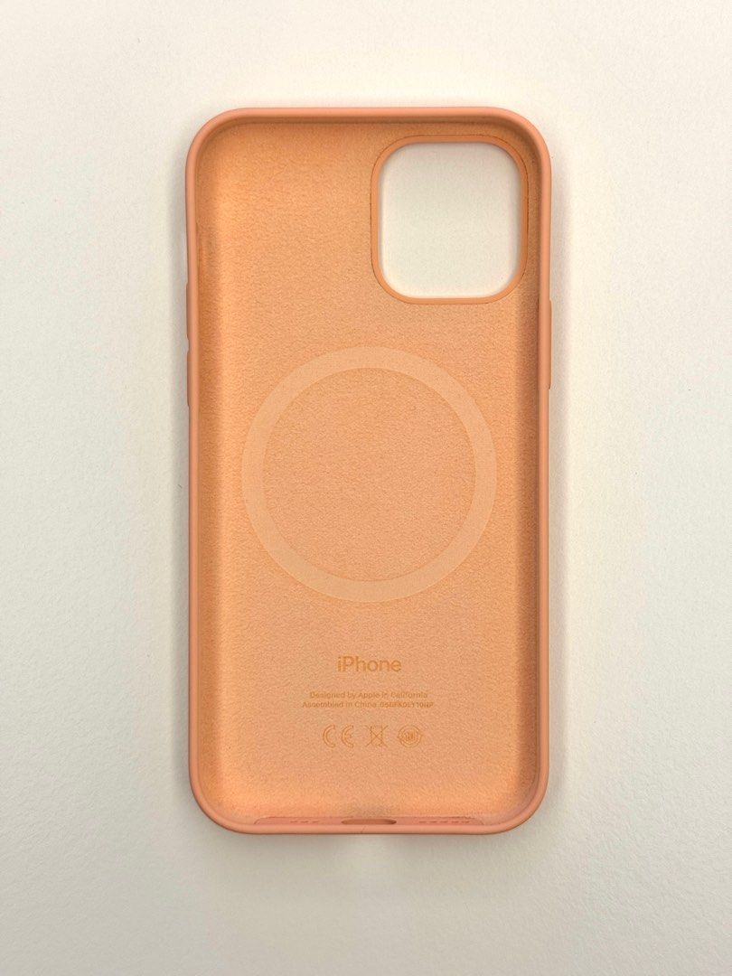 iPhone 12  12 Pro Silicone Case with MagSafe - Cantaloupe - Apple