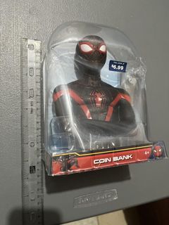 Original Authentic Marvel Licensed Spider-Man Miles Morales coin Bank from USA