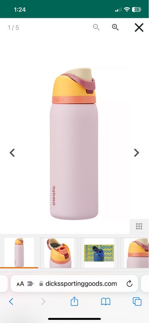 Owala 32 oz candy store colour water bottle
