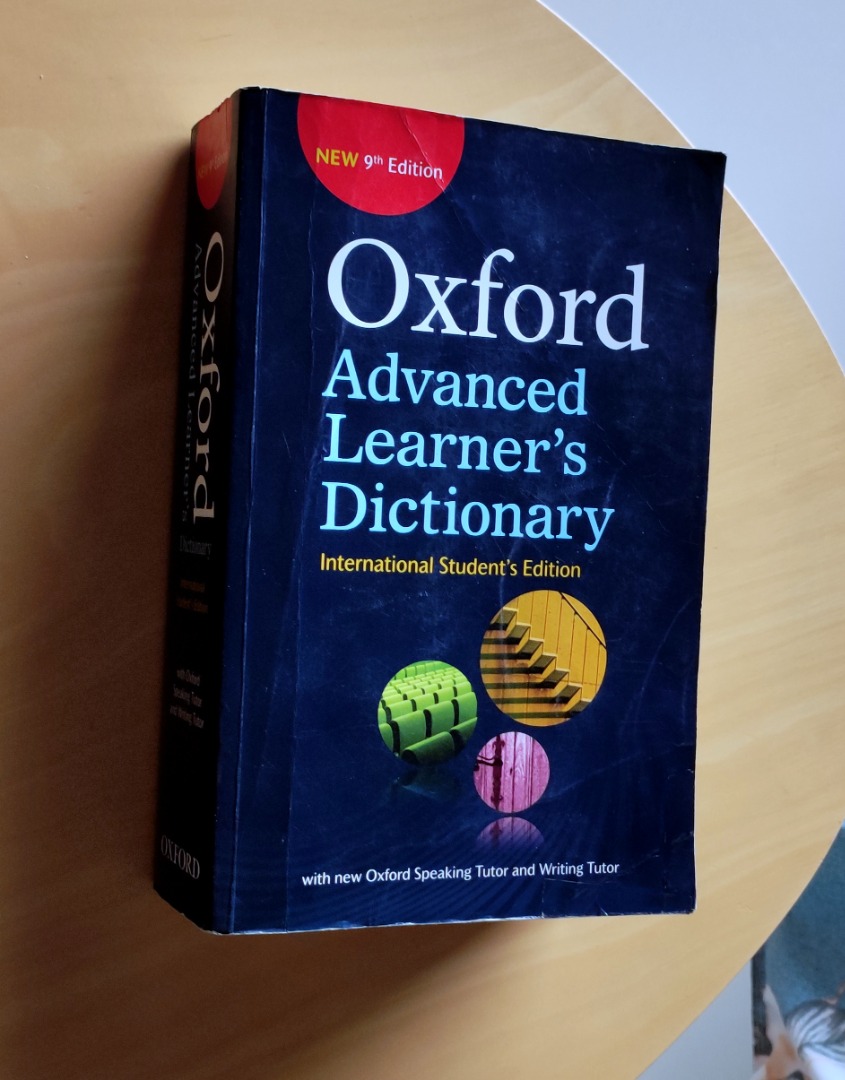 Oxford Advanced Learner's School Dictionary 9th Edition International Student's Edition, Hobbies