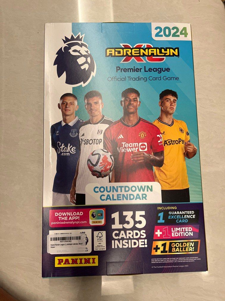 Panini Adrenalyn XL premier league 2024 countdown calendar, Hobbies