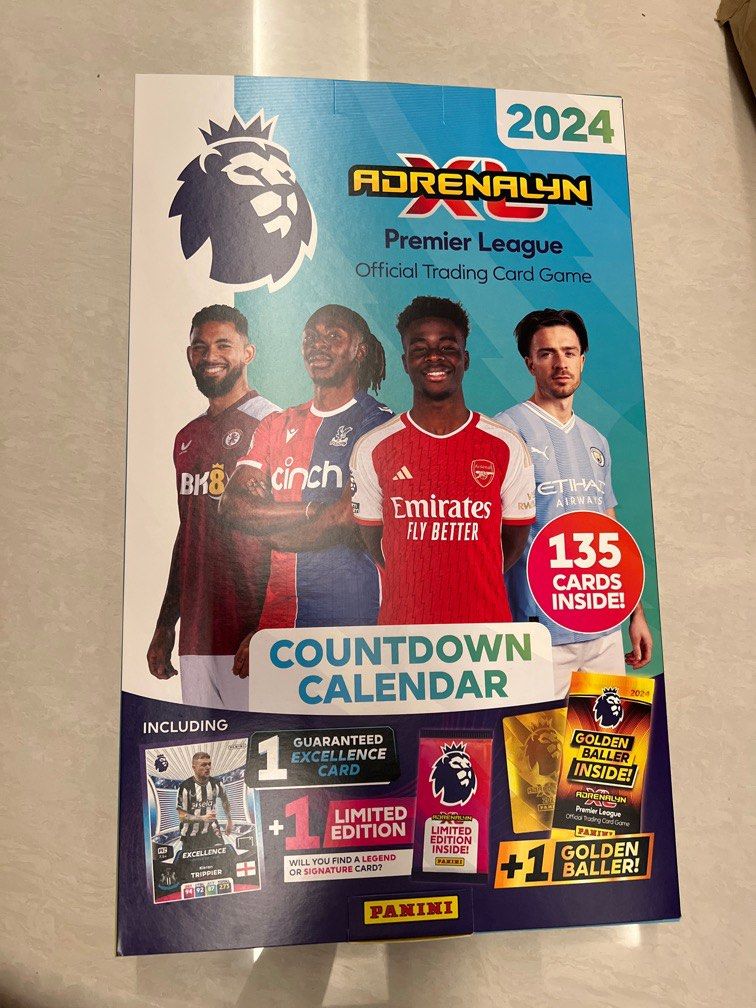 Panini Adrenalyn XL premier league 2024 countdown calendar, Hobbies