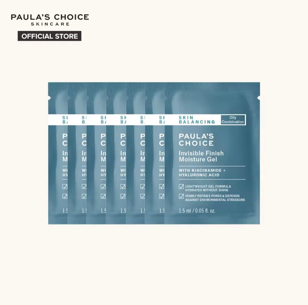 Paula's Choice Skin Balancing Invisible Finish Moisture Gel - Sachets,  Beauty & Personal Care, Face, Face Care on Carousell