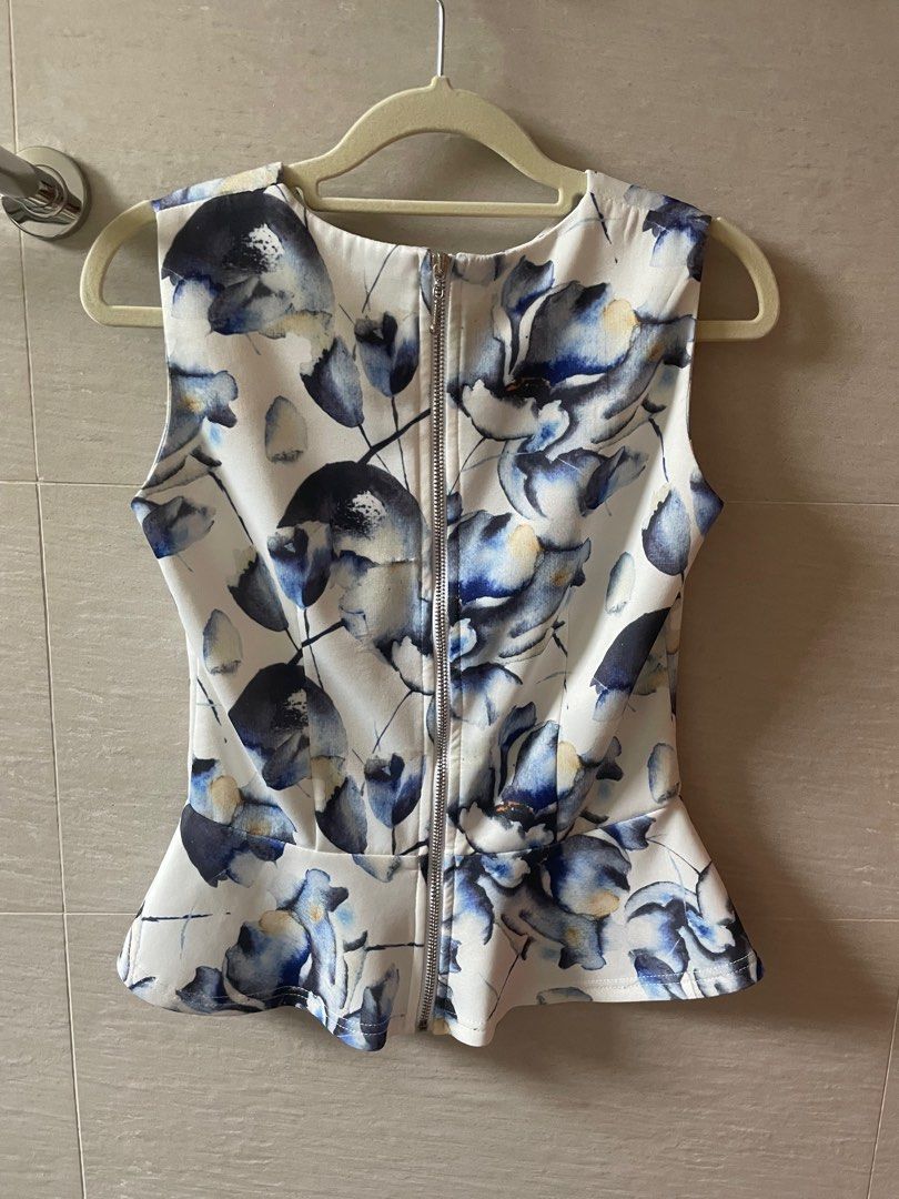 Formal peplum tops sales
