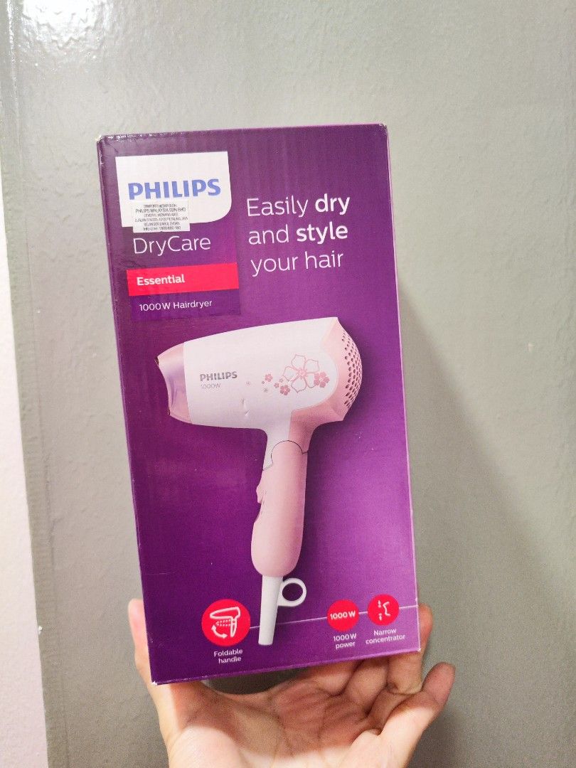 Philips Hair Dryer 1000w New, TV & Home Appliances, Electrical