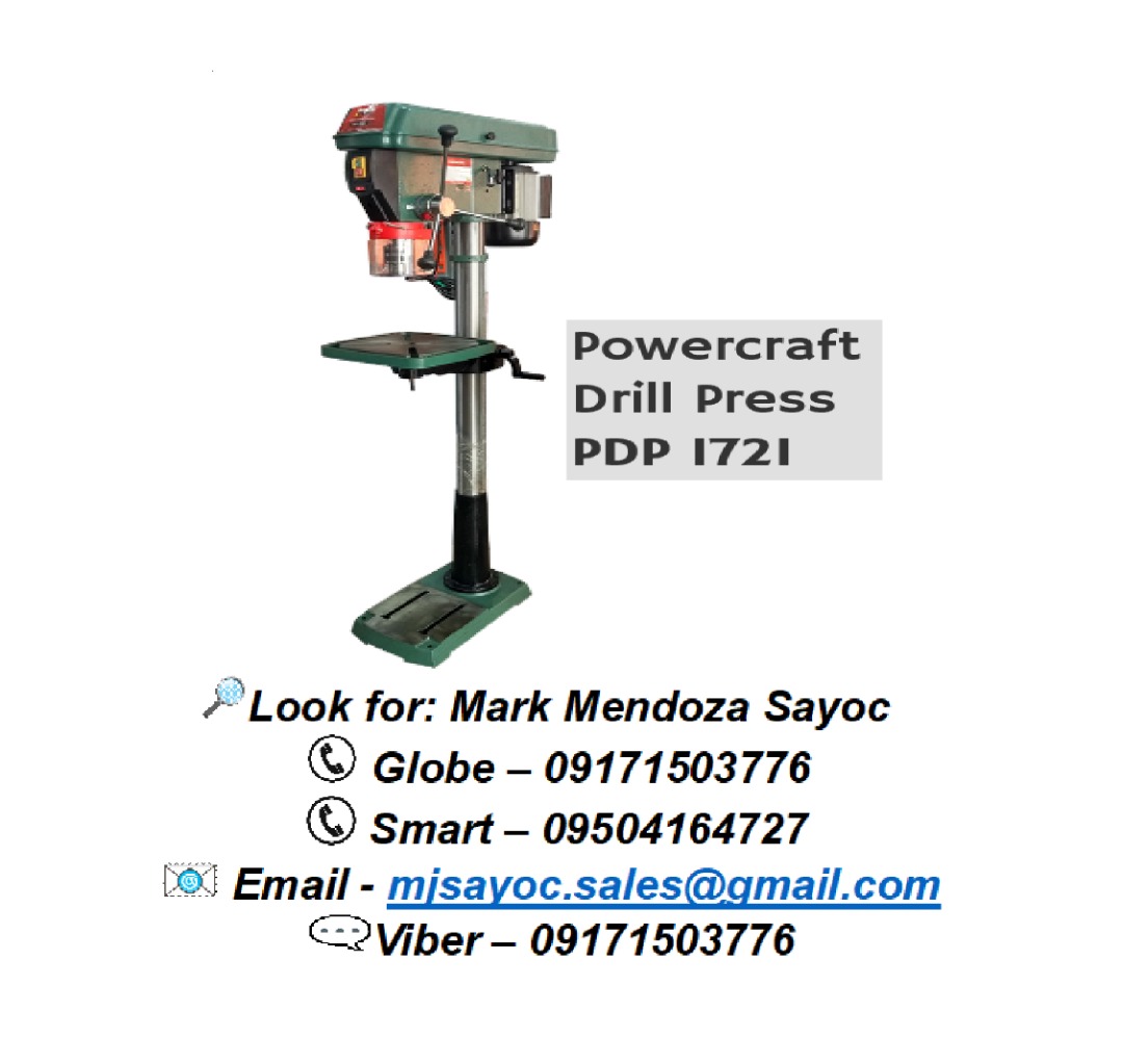 Powercraft Drill Press PDP 1721, Commercial & Industrial, Construction