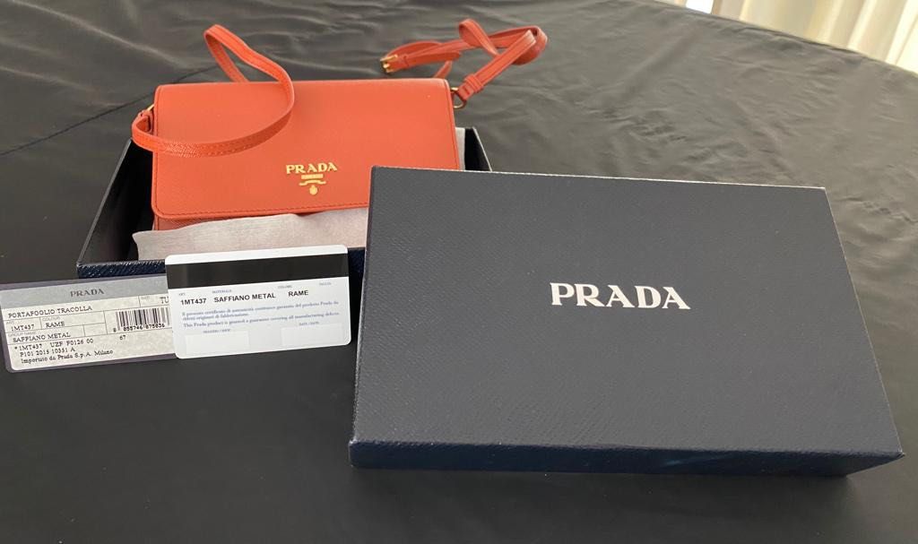 Prada cross body ladiesbag, Luxury, Bags Wallets on Carousell
