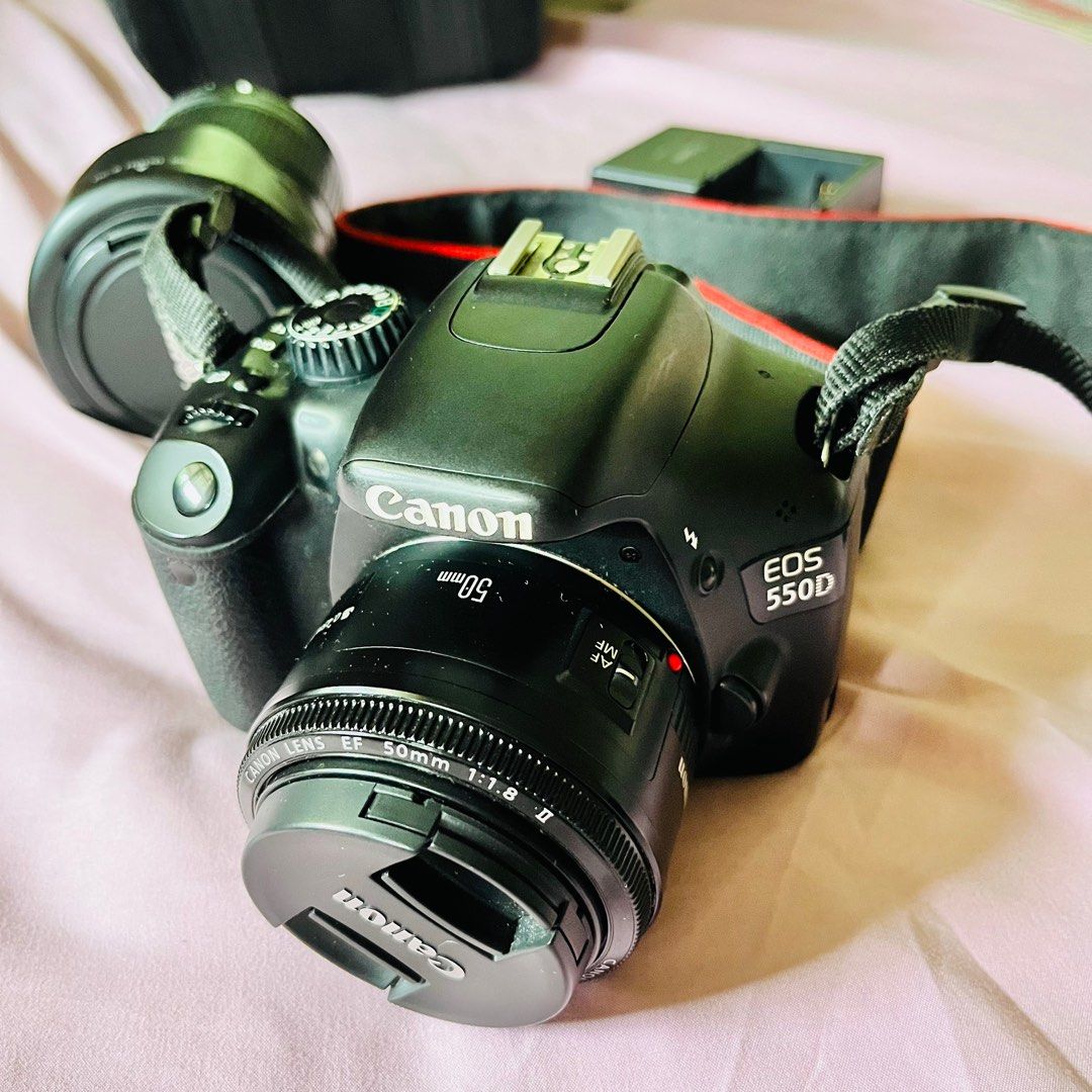 Preloved Canon EOS 550d DSLR Set (Category: Cameras) located in Las Pinas. Submitted by theonlyeggyolk (Listing ID 1257534588, Image 2). Description: Preselling my DSLR ‼️ Price not yet finalized Inclusions: Canon EOS 550d Camera Bag DC-S Hood 58mm Lens EFS 18-55mm Lens Sigma EF-610 DG ST Flash Flash Bags .