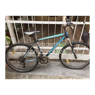 preloved sepeda second wimcycle biru bicycles bekas