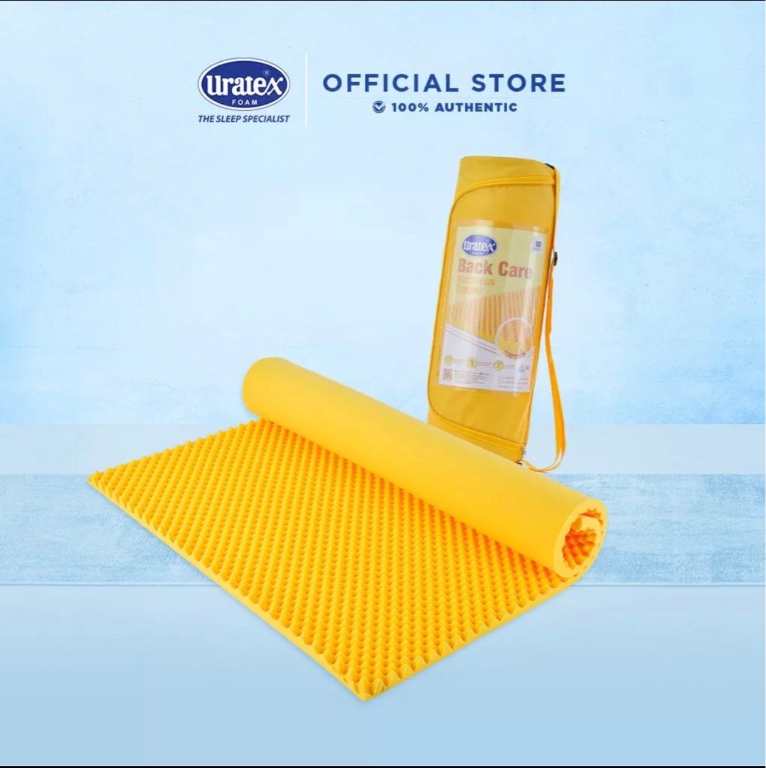 Preloved Uratex Back Care Mattress Topper 48x75, Furniture & Home