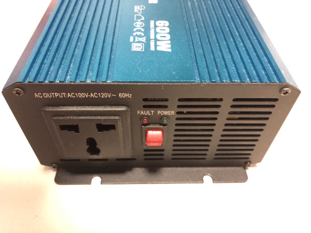Pure sinewave Inverter Input 12DC and Output 110Vac 600W, Everything ...