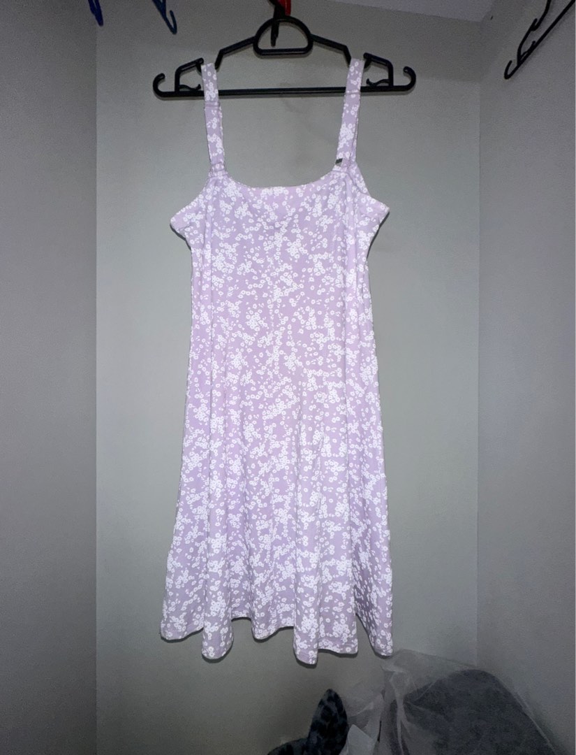 Purple and white sale sundress