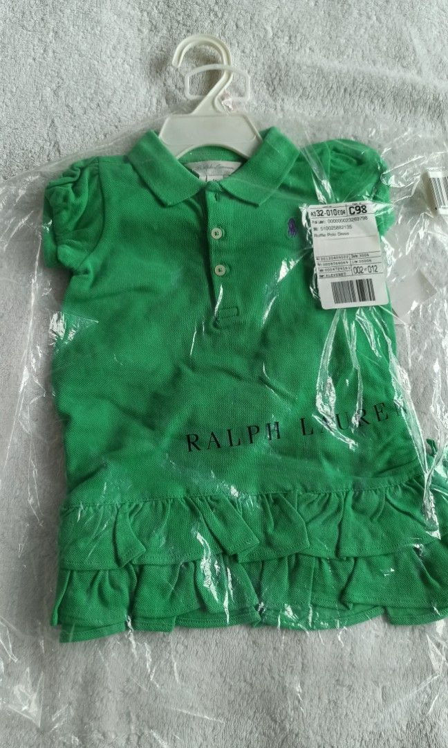 Ruffled polo 2024 dress & bloomer