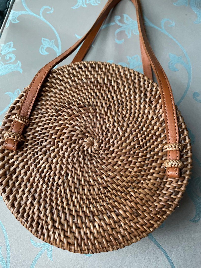 Circle Rattan Bag Women s Fashion Bags Wallets Tote Bags on