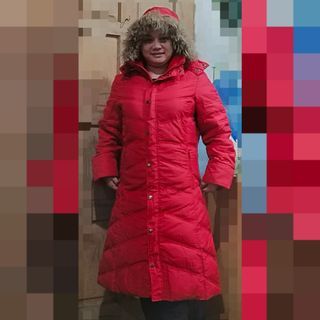 red puffer jacket (large to xl)
