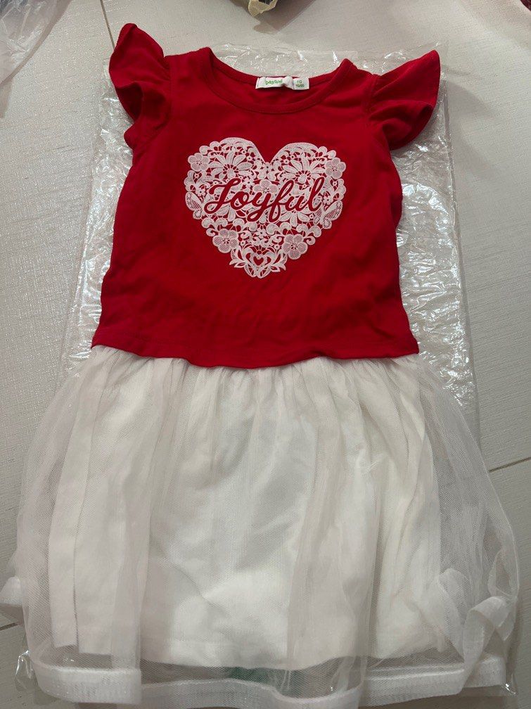 Red tulle dress girls on sale