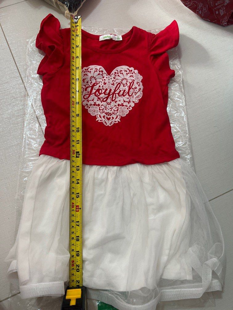 Girls red outlet tulle dress