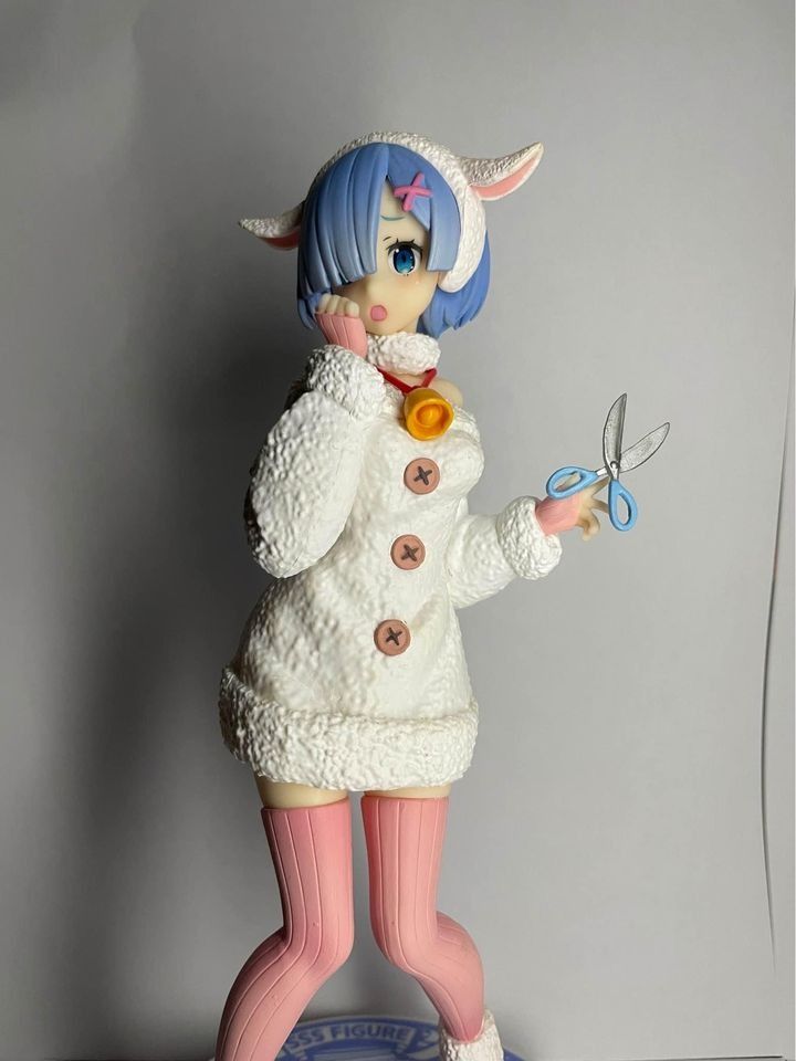  Furyu Re:Zero Starting Life in Another World: Rem The Wolf and  Seven Little Goats Fairy Tall Series SSS Figure : Toys & Games