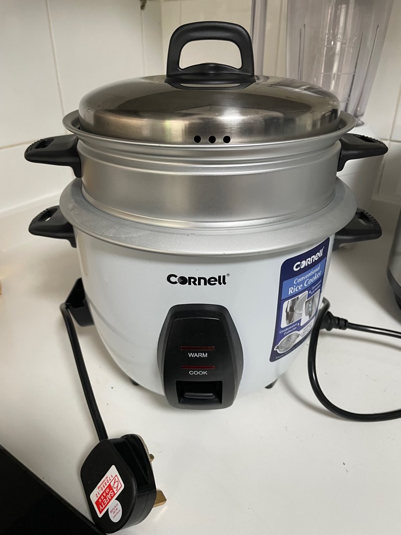 Rice Cooker with Steamer Cornell 1.0 (CRCCS102ST), TV & Home