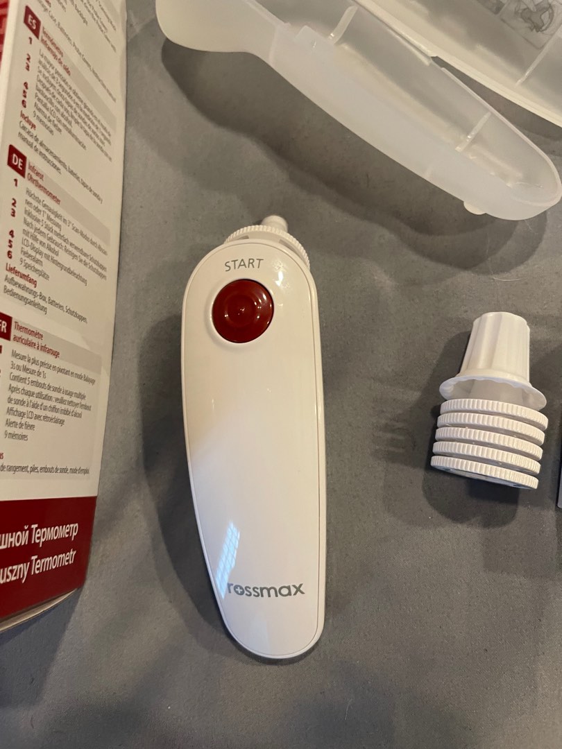 Rossmax Ear Thermometer, Health & Nutrition, Thermometers on Carousell